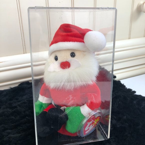 RARE Vintage Christmas Ty Beanie Babies Santa 1998 NEW Collectible Classic
